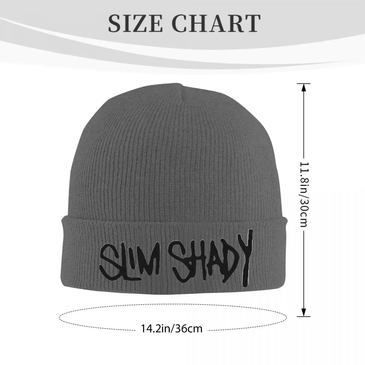 Slim Shady Beanie Hats Eminem Knitting Hat Outdoor Sport Warm Soft Men Women Unisex Caps Spring Design Retro Bonnet Hats Gift