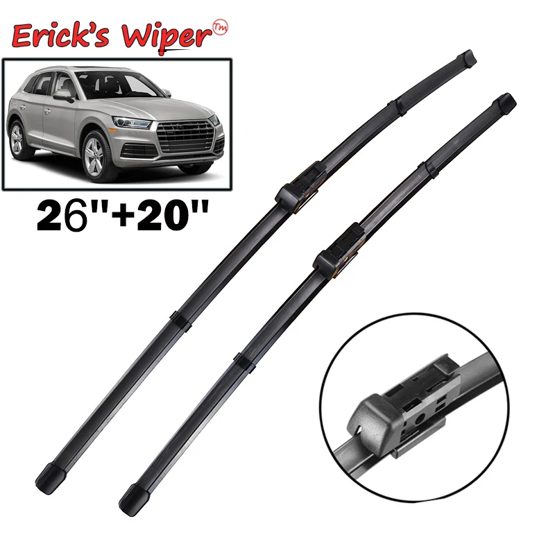 Erick's Wiper LHD Front Wiper Blades For Audi Q5 2018 - 2023 Windshield Windscreen Clean Window Car Rain Brushes 26