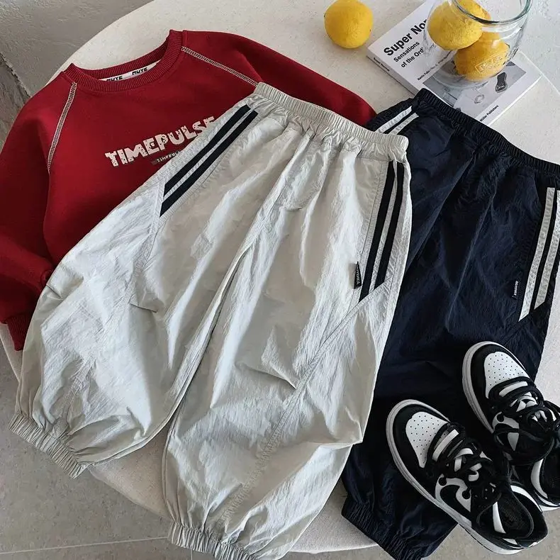 Children's Mosquito-Resistant Sports Long Pants Quick-Drying Lightweight Casual All-Match Trousers for Boys And Girls