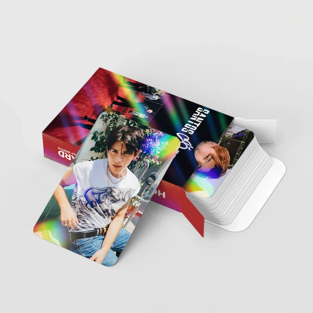 124Pcs/Set Idol SANTOS BRAVOS High-Definition Printing Lomo Cards And Sticker Postcard Drew Kaue Alejandro Gabi Kenneth Fan Gift