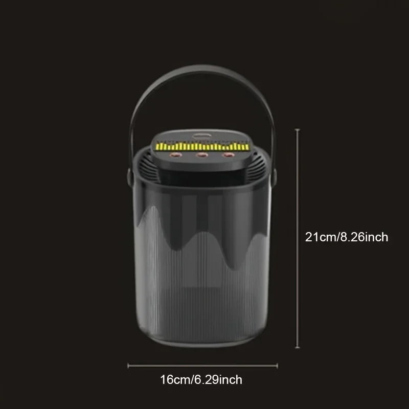 101.44Oz Grote Capaciteit Usb Oplaadbare Drie Mondstuk Luchtbevochtiger Grote Capaciteit Draadloze Luchtbevochtiger Etherische Olie Diffuser