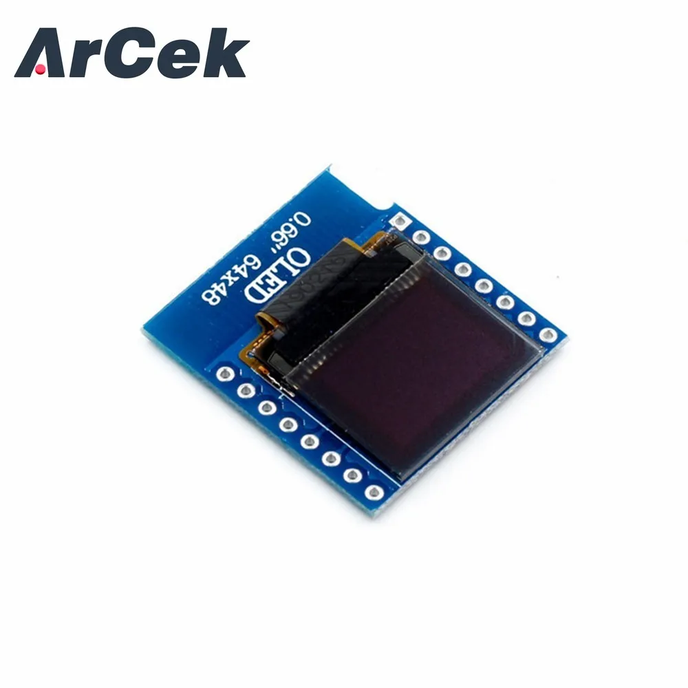0.66 Inch Oled Display Module Lcd Module 64X48 Iic/I2c Interface Voor D1 Mini