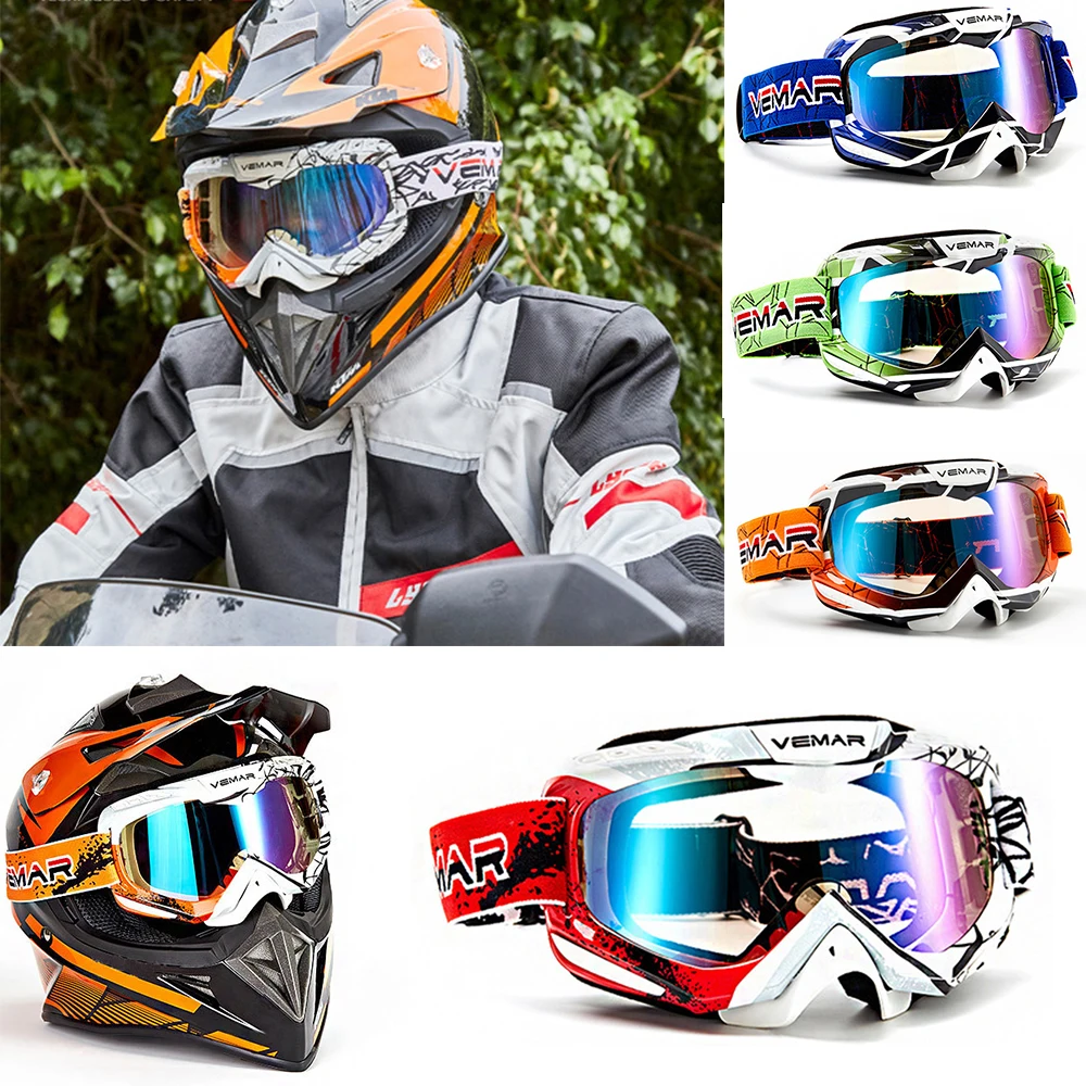 2020 Newest Motorcycle Sunglasses Motocross Safety Protective MX Night Vision Helmet Goggles Driver Driving Glasses For Sale