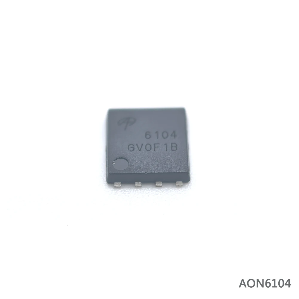 1PCS of AON6104 is an N-channel metal oxide semiconductor field-effect transistor (MOSFET)