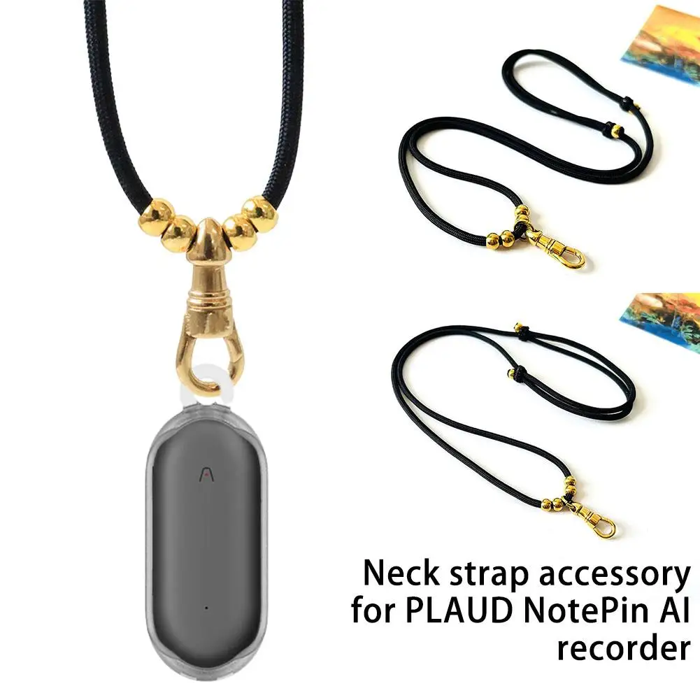 Neck Strap For Plaud Notepin Ai Voice Recorder Accessory Easy To Install Hands-free Carrying Portable Rope Camera Accessori I3r1