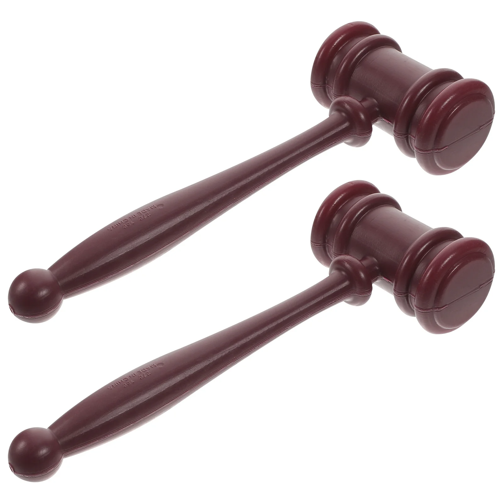 2 szt. młotka sędziowskiego, młotek sądowy dla dzieci, do odgrywania ról, przebrania prawnika, młotek aukcyjny, rekwizyt, narzędzie edukacyjne, dekoracja do klasy