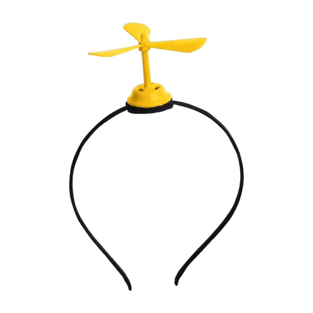 Opaska do włosów z dekoracją wachlarza, nowatorska opaska z wachlarzem dla kobiet i mężczyzn, elastyczna obręcz do włosów z zabawną dekoracją na imprezę.