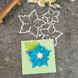 Flowers Metal Cutting Dies Stencil Scrapbooking Diy Album Stamp Paper Card Embossing Decor Craft Knife Mould