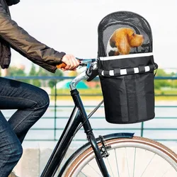 Funda para cesta de bici perros y gatos transpirable con cremallera