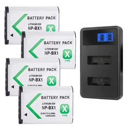 For SONY NP-BX1 npbx1 np bx1 Battery For Sony FDR-X3000R ZV-1 RX100 M7 M6 AS300 HX400 HX60 WX350 AS300V HDR-AS300R FDR-X3000