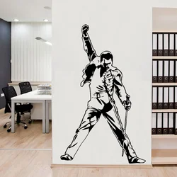 Vintage Freddie Mercury Queen Band Music Rock Vinyl Stickers Wallpaper For Room Decoration Bedroom Livingroom Wall Decor