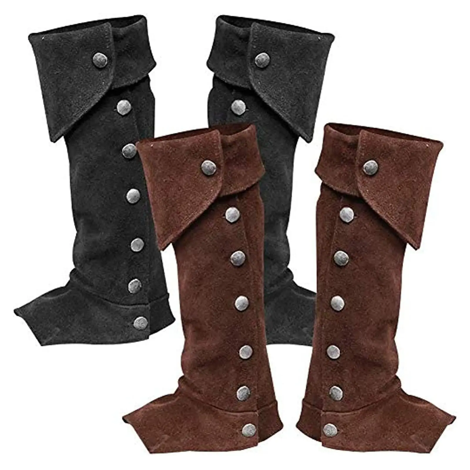 Pirate Boot Cover Steampunk Renaissance Knight Warrior Costume Accessories