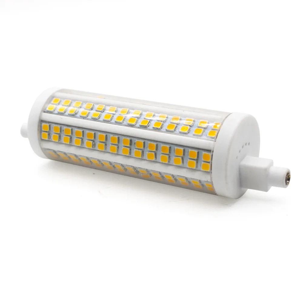 Highlight Dimmable R7S Ceramic Bulb  R7S Cross Recessed Lamp J78mm J118mm LED Tube 110V 220V Floodlight Bulb 3000k 4000k  6000k