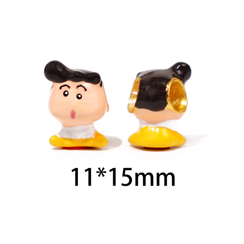 New Fashion Charm Original Crayon Shin chan Charm Beads Suitable for Original Women's Bracelets Jewelry Accessories Gifts image 6