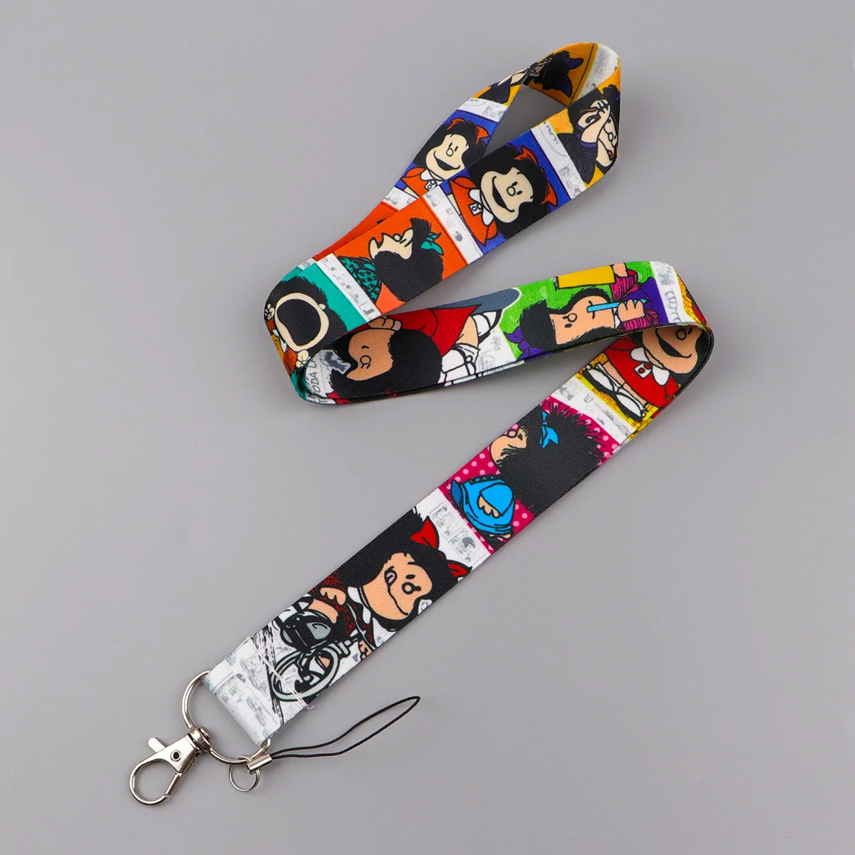 Cartoon-Mädchen-Ausweishalter, niedliche Lanyards für Schlüssel, Umhängeband für Kartenabzeichen, Fitnessstudio, Schlüsselanhänger, Schlüsselanhänger, Zubehör, Geschenke – Detail 5