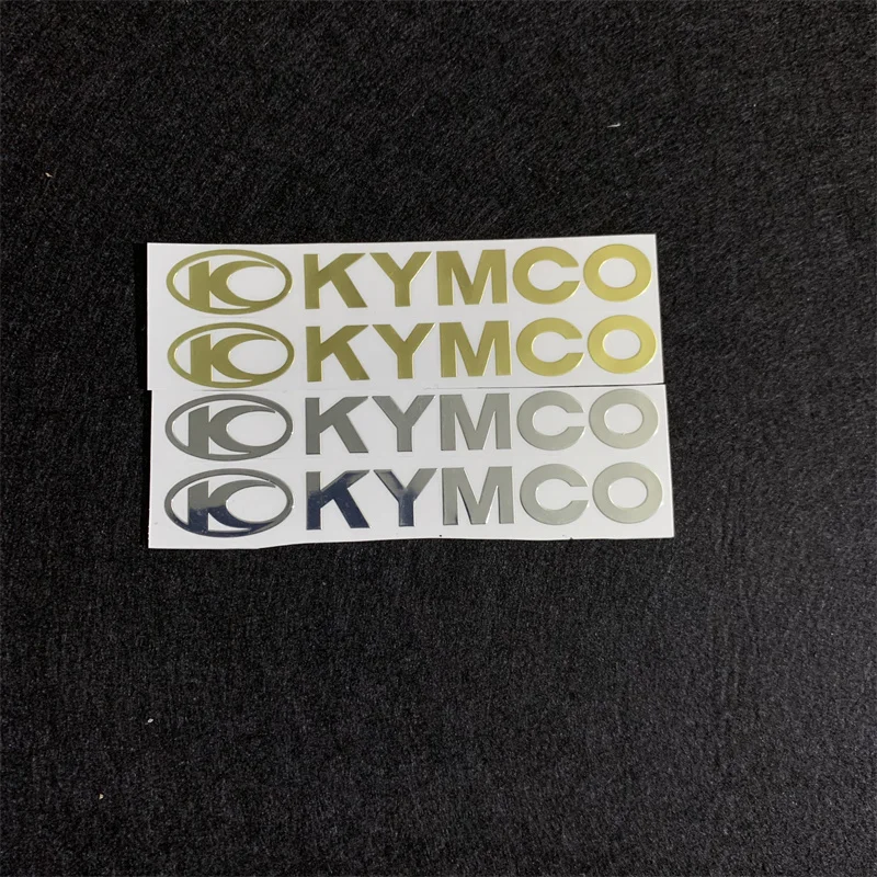 2pcs KYMCO Metal Sticker Motorcycle Refit Personalized Sticker Motorcycle  KYMCO  Logo Decorative Waterproof Decals for  KYMCO