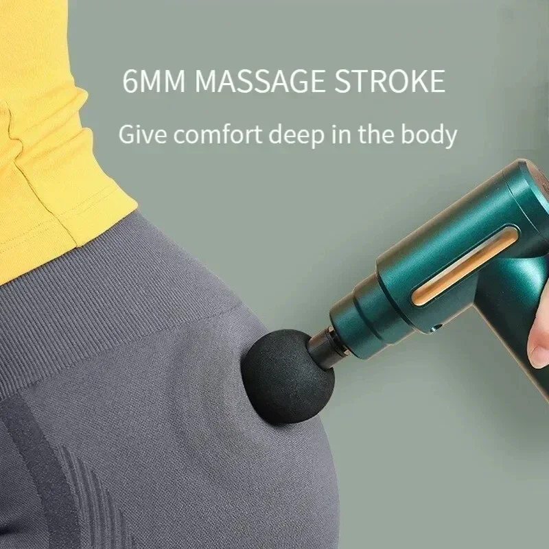 Okayso Fascia Gun Muscle Relaxation Massager Electric Vibration Massage Gun Professional Grade Neck Membrane Gun Massager