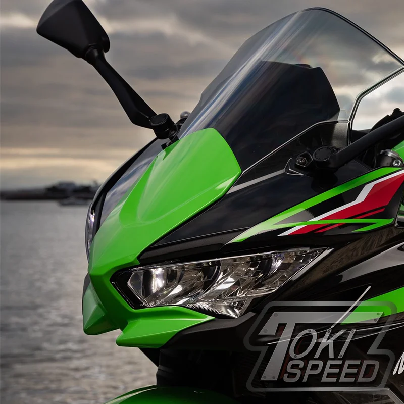 Fit For Kawasaki Ninja 650 2021 2022 2023 Motorcycle Front Head Cover Fairing Accessories Motorcycle Headlight Cowl Fishtail Pan