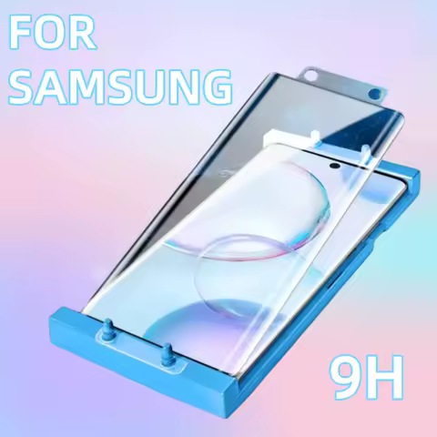 For Samsung S25 S24 S23 Ultra Galaxy S22 S21 S20 S10 S9 S8 PLUS S23 Screen Protector Glass Protective with Install Kit
