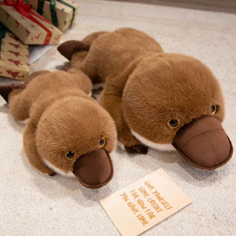 

Реалистичная мягкая пушистая плюшевая подушка Platypus для девочек и мальчиков, мягкие игрушки, имитация утконоса, плюшевые игрушки для лучших подарков на день рождения