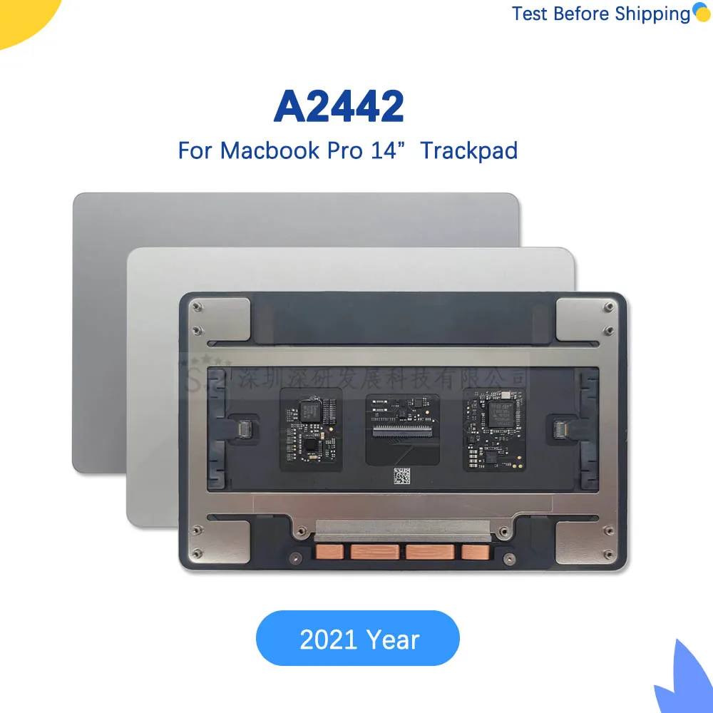 

Original Laptop A2442 Trackpad for MacBook Pro 14" M1 Froce Touch Touchpad Replacement 2021 Year