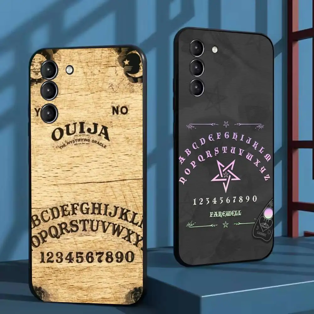 

Ouija Board Phone Case For Samsung Galaxy A73,91,80,72,51,53,52,71,22,5G,Note,J7,8,9 Soft Black Cover