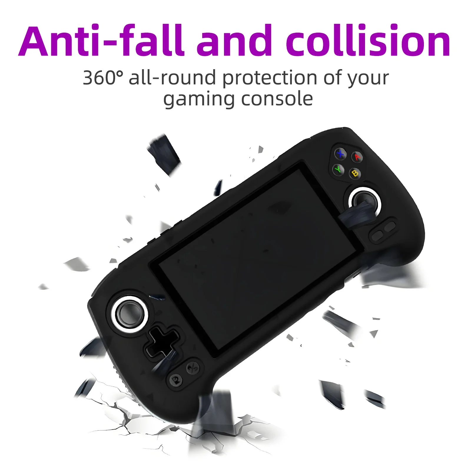 Silicone Case for ANBERNIC RG556 Soft Protective Case for RG556 Anti-Slip Shockproof Protective Cover Game Console Accessories