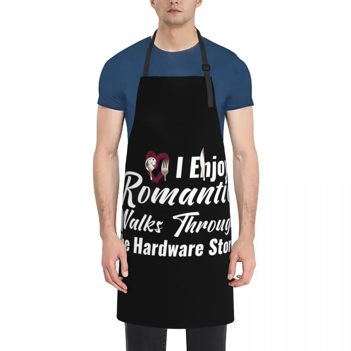 

I Enjoy Romantic Walks Through The Hardware Store , Men's , Dad's Gift, Woodworking Idea , Handyman Apron Women's Dresses Apron