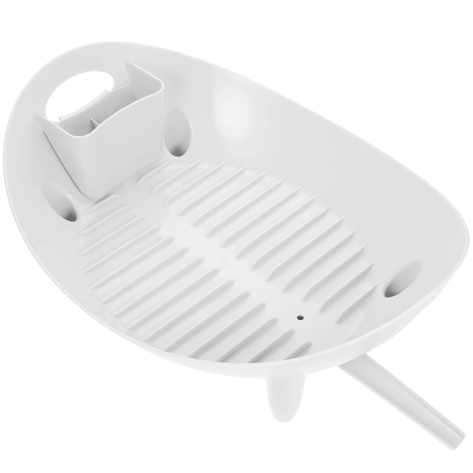 

Bowl Chopsticks White Kitchen Utensil Holder Drying Sink Dish Drying Rack Holder Rack Fruit Sink Dish Countertop Storage