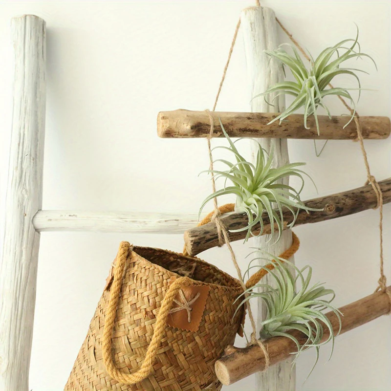 عشب أناناس اصطناعي ، نباتات هواء عصارية صغيرة ، زهور اصطناعية ، منزل ، حديقة ، شرفة ، جدار ، حفلة احتفالية ، 1 ديكور