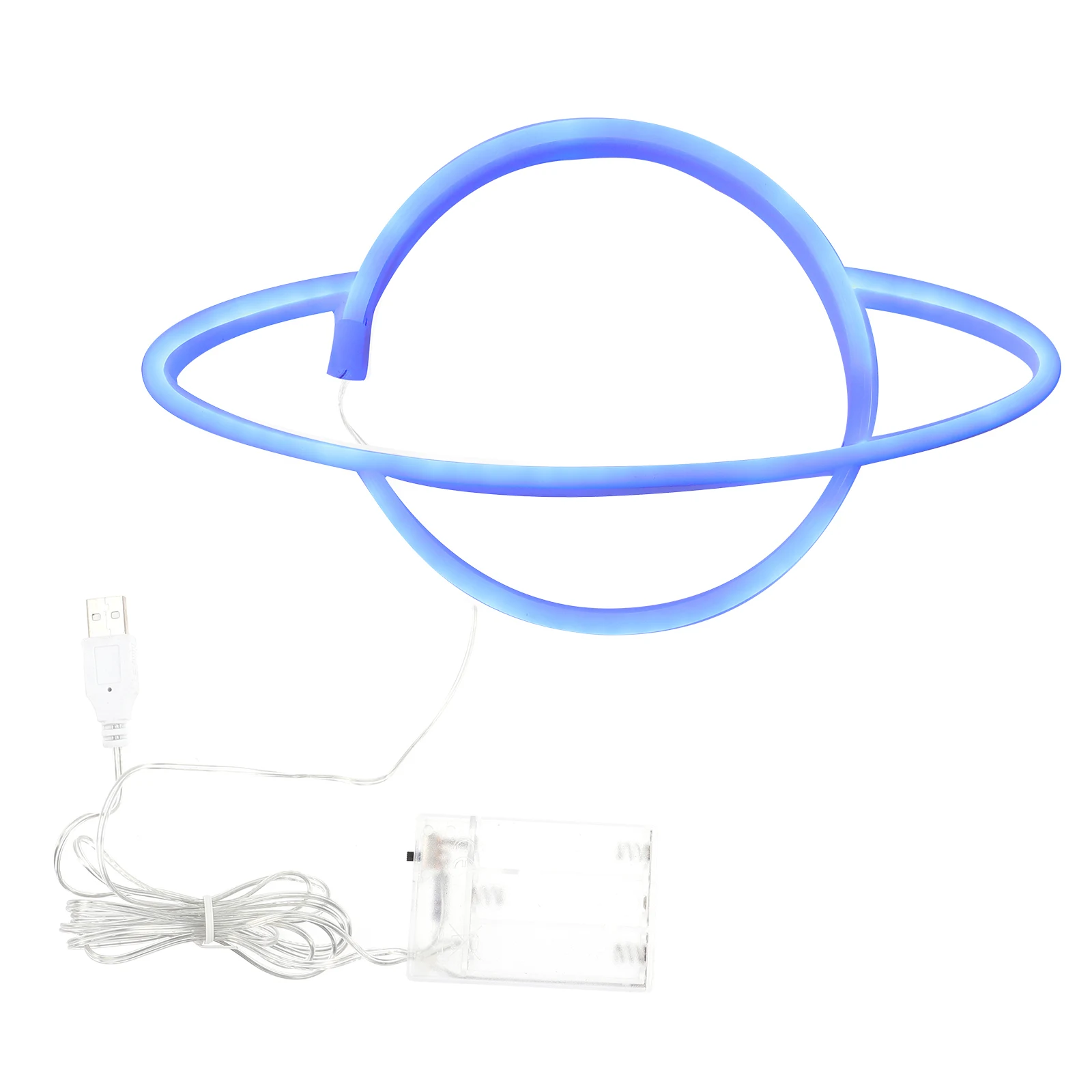 

Planet Neon LED Neon Signs For Wall Decor Wall Lights Blue Bedroom Decor Christmas New Year Party Gifts Stage Lighting Effects
