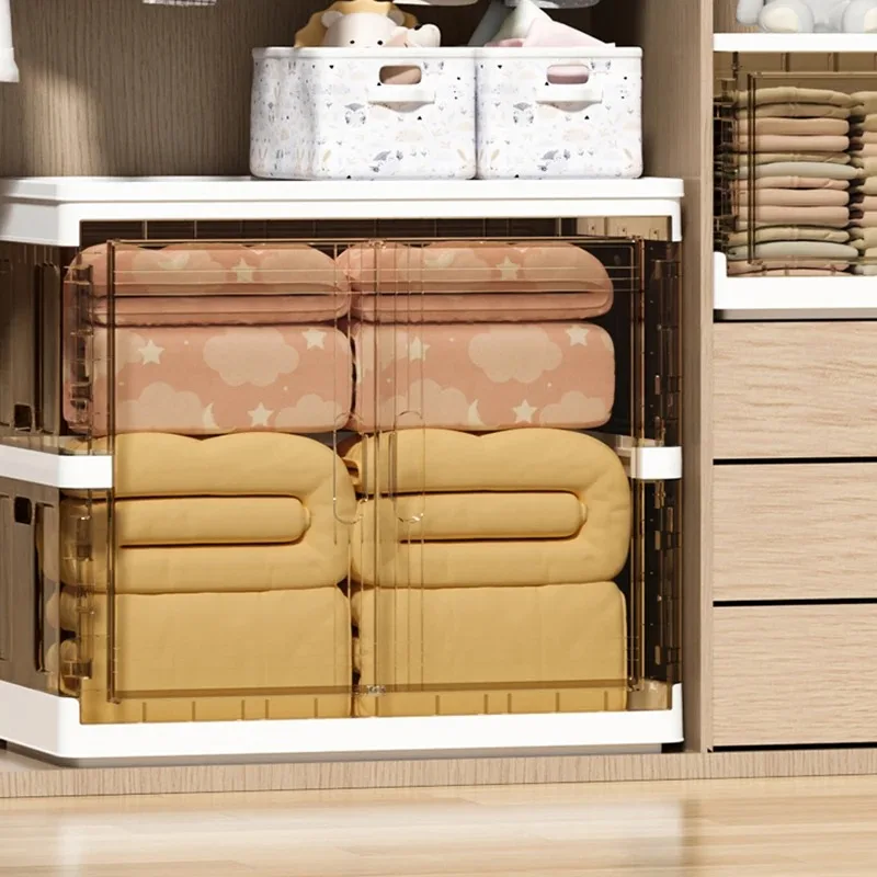 Folding Wardrobe Clothes Cabinets Simple Dressers Cube Storage Locke Closet Plastic Organizer Bin Home Bedroom Cupboard