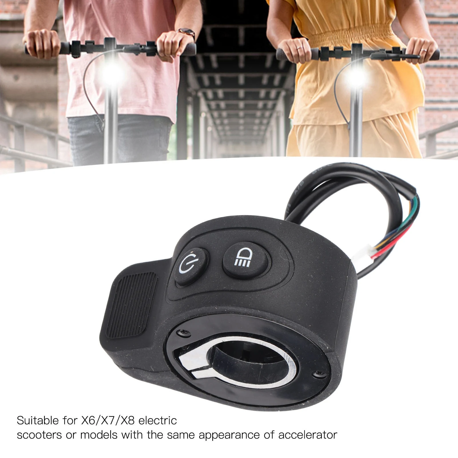 New Electric Scooter Integrated Switch Throttle Accelerator Replacement Electric Scooter Integrated Switch Outdoor Supplies