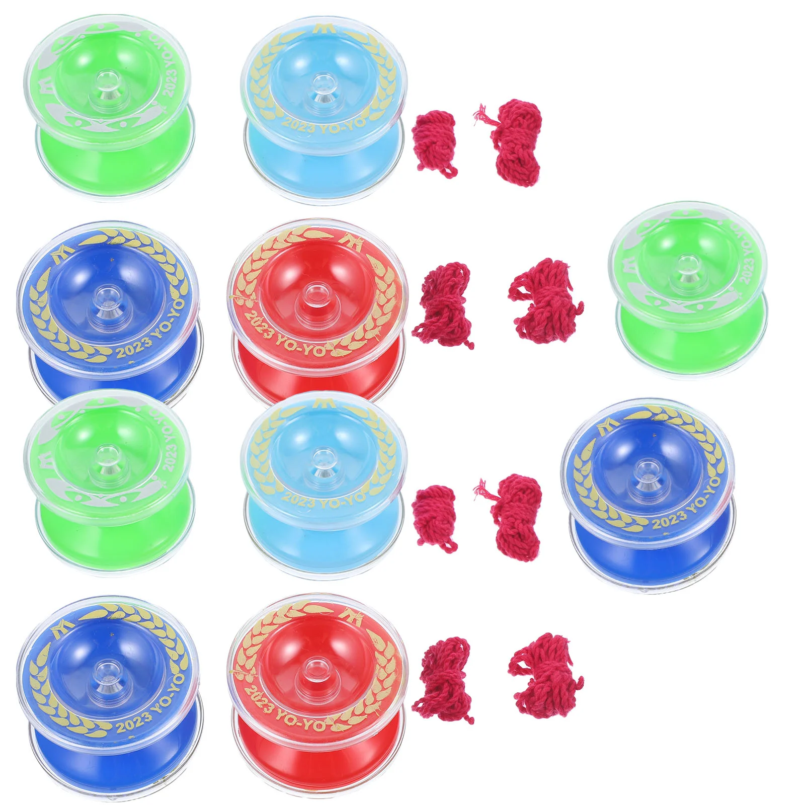 

10 Pcs Yo-yo Yoyo Learning Educational Plaything Stroller Funny Portable Beginner Mini Balls