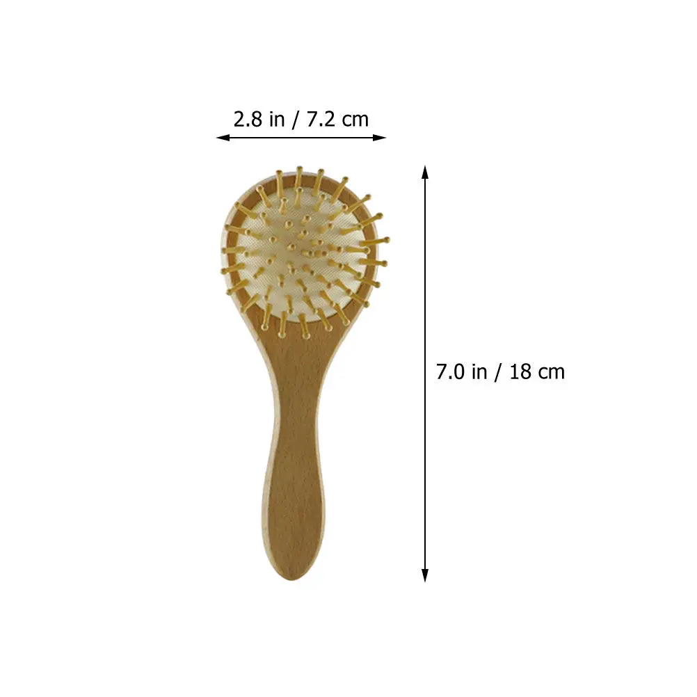 1Set Baby Brush Set Light Yellow Soft Bristle Scalp Massager Gentle Hair Cleaning Newborn Infant Bath Hair Care Tool Toddler