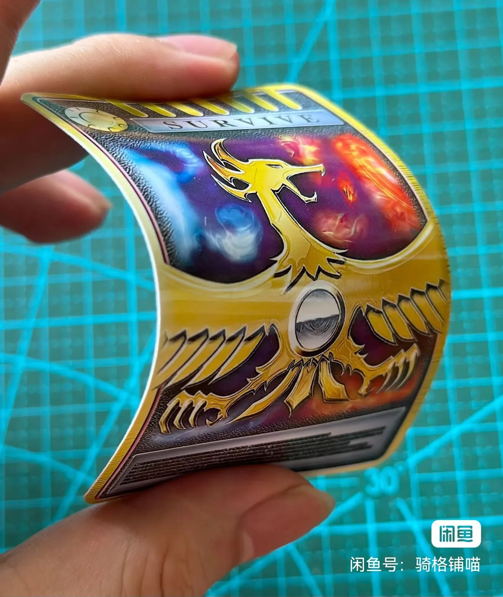 La carta di puntelli della carta di raccolta della carta dell\'avvento di guida del drago Dx originale Kamen Rider può essere collegata con la