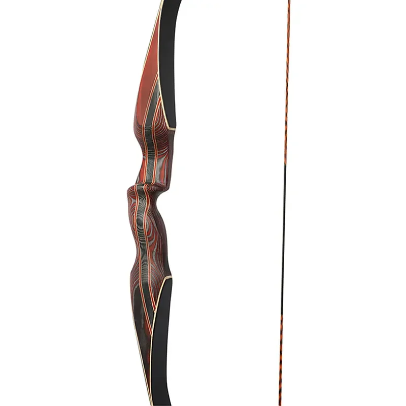 Archery 64'' Longbow Wooden Laminated Traditional Bow 30/35/40/45/50/55/60 Lbs,Recurve Bow Shooting Training Hunting Accessories