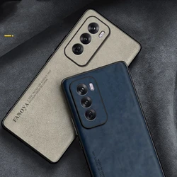 Case For OPPO Reno 12 Pro Reno12 Reno11 11F 5G Luxury Leather Matte Cover For OPPO Reno 12 Shockproof Bumper Shell Funda