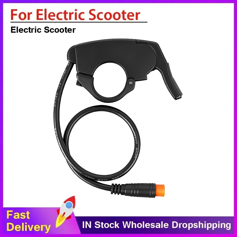 Image of E-bike 3-pin Stecker 36V 48V 60V 72V TT009 Links Rechts Daumen-drossel Für elektrische Fahrrad Roller Beschleuniger Lenker 22mm