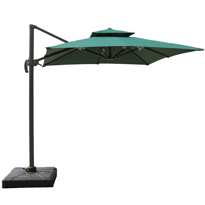 

Outdoor Parasol Garden Umbrella 2.7*3m Foldable Retractable Large Umbrella Suitable for Courtyard Terrace Beach Swimming Pool