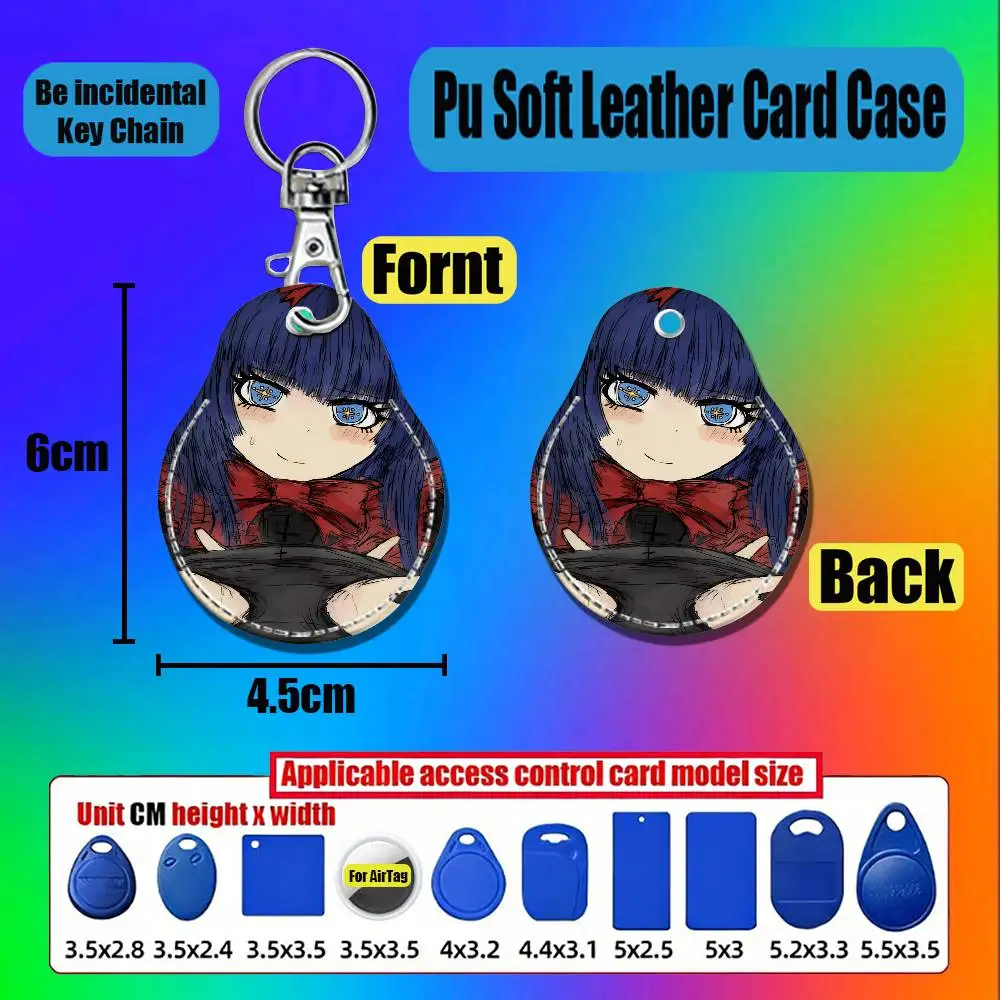 For BLACK SOULS 2 Alice Red Hood Mabel For AirTag Case Card Holder Keychain ID Credit Bank Access Badge For Air Tag Case Shell - view 6