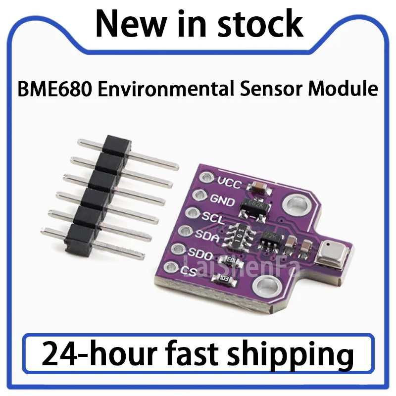 1PCS BME680 Gas, Humidity, Pressure, Temperature Sensor Four in One MEMS Environmental Sensor Module in Stock