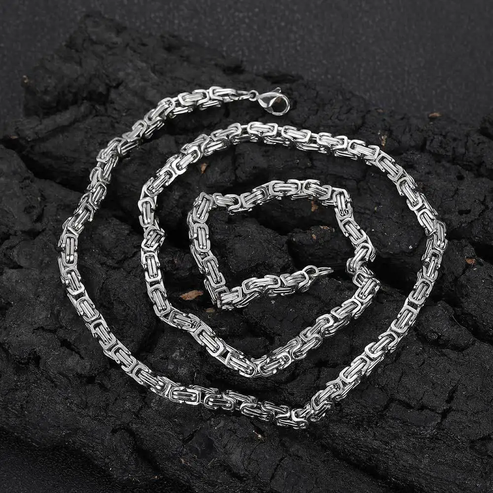 Temperament 925 sterling silver 18K gold Noble 5MM chain necklace bracelets For man women fashion Casual jewelry set party gifts