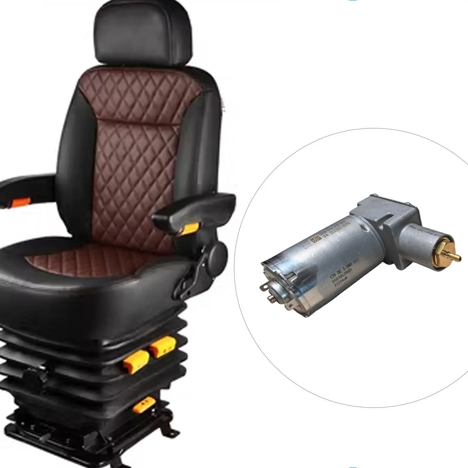 

Air Seat Driver Seat Air Compressor Gr1220254 Aluminum Alloy Easy Installation High Performance Replace Parts for Tractor Seats