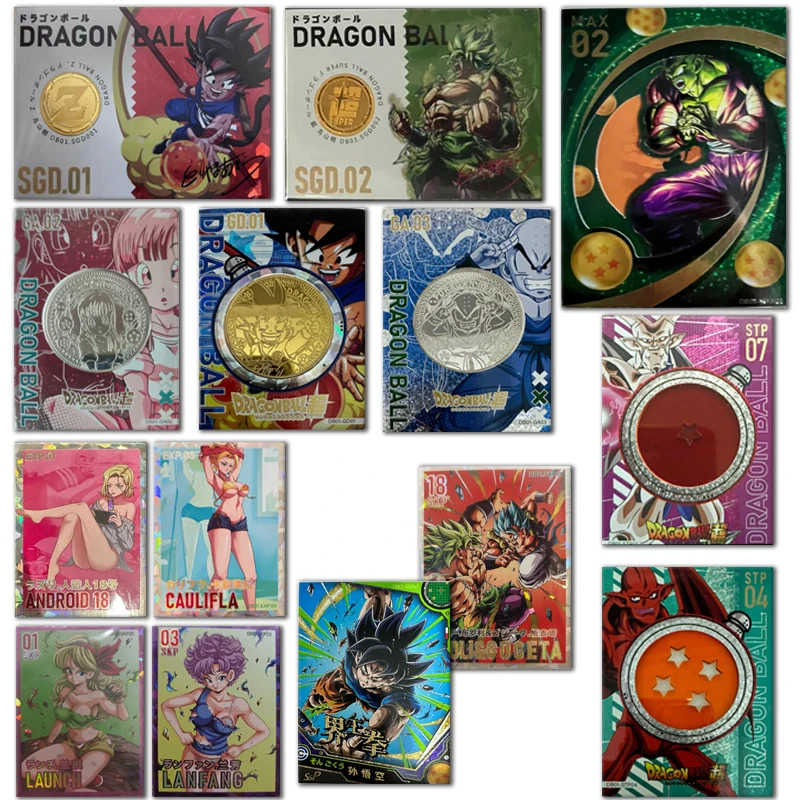 

Dragon Ball Le Manga Son Goku Bulma Vegeta Iv Android 18 Broli Lunch Exp Open The Window Coin Cards New Collection Birthday Gift