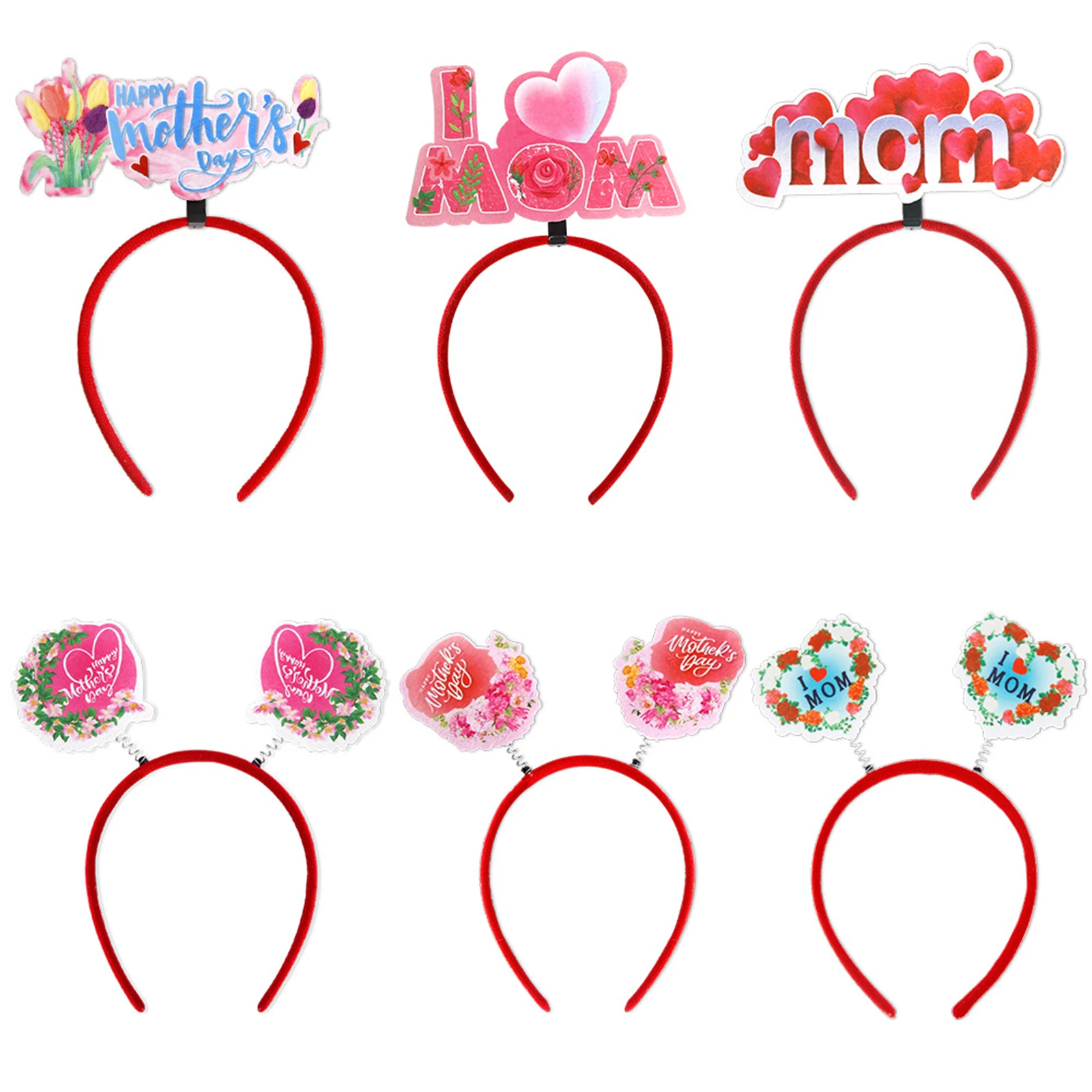 Diadema para el Día de la Madre 2026, Diadema Cosplay Linda, Aro para el Cabello para Mujeres, Accesorios para Disfraces de Fiesta y Fotos