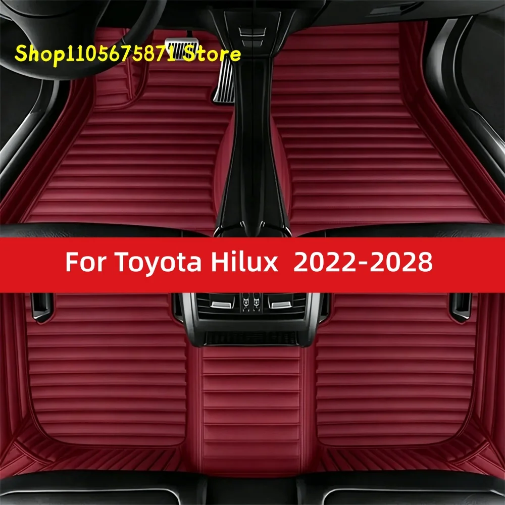 Custom Car Floor Mats Fit For Toyota Hilux 2028 2027 2026 2025 2024 2023 2022 Car Mat Accessories Mats Carpets