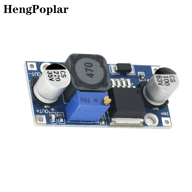 HW-677 Q65 48V Adjustable Step-down Module DC-LM2596HVS Input 4.5-50V Voltage Converter Stabilizer Power Supply Buck Module