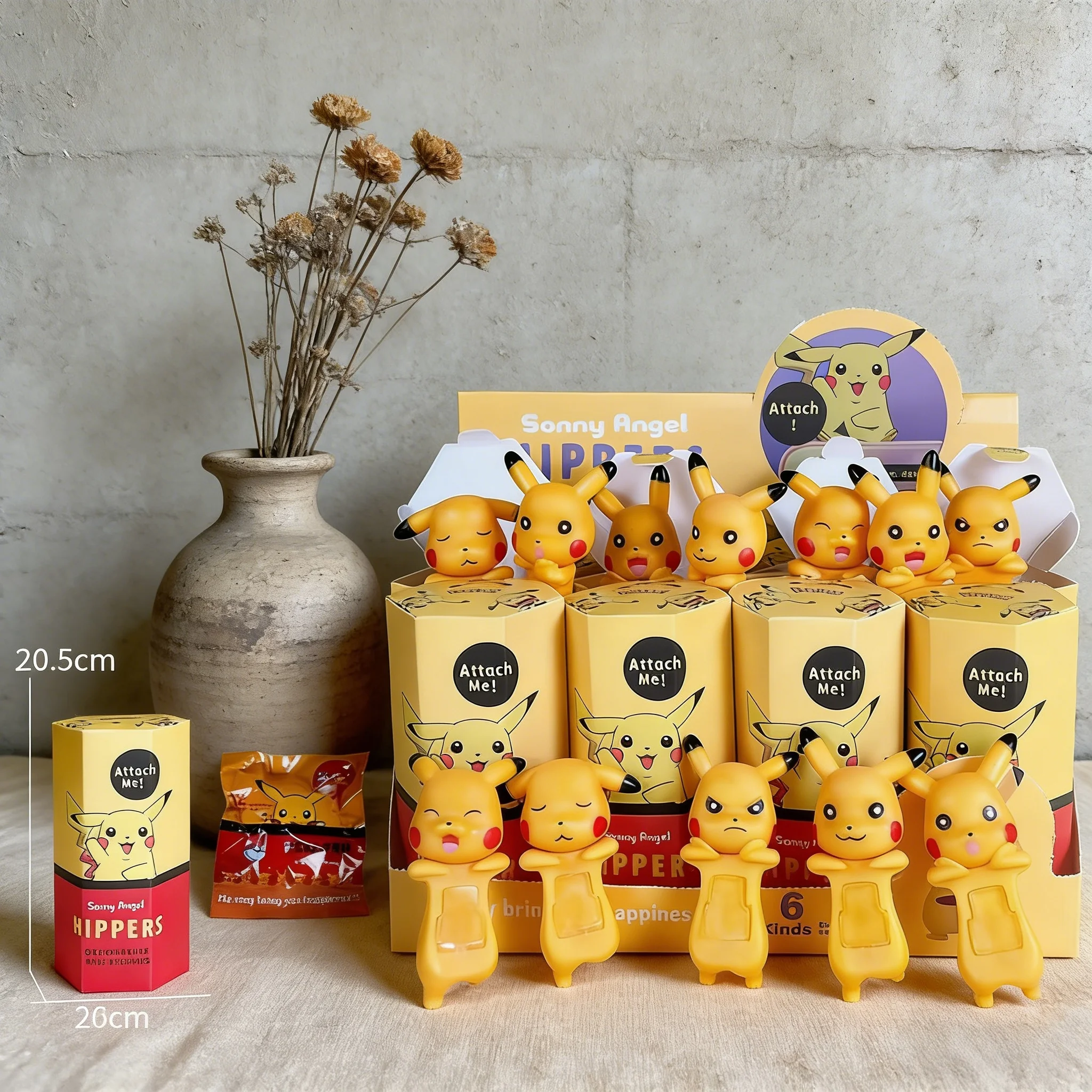 Boîte aveugle de poupée de fête elfe Pikachu, économique et abordable, Anime, voiture de jeu tendance, affichage Mobile, décoration, cadeau