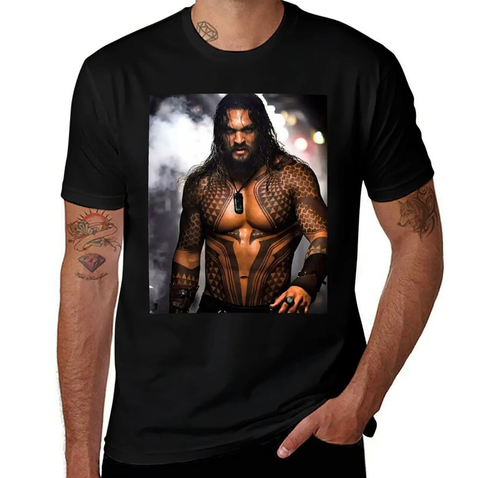 

jason momoa T-Shirt shirts graphic tee plus size tops Anime t-shirt luxury t-shirt mens graphic t-shirts anime
